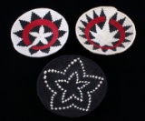 Navajo American Indian Hand Woven Yarn Baskets