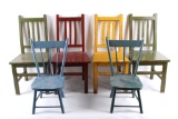 Chinese Import Hand Painted Decorative Chairs