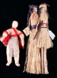Early 1900's American Indian Wrapped Dolls