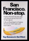 Hughes Airwest Advertising Poster, Circa 1980