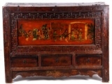 Antique Chinese Polychrome 