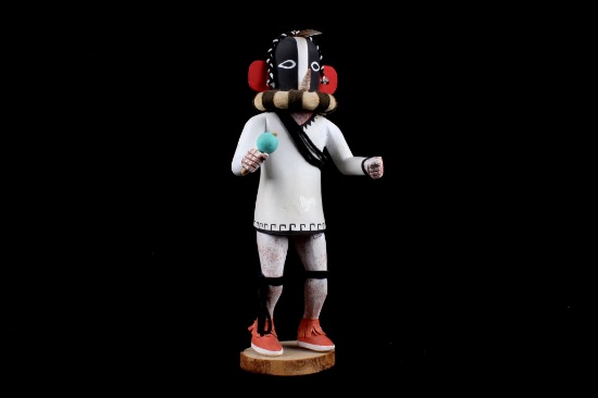 Hopi Polychrome Painted Cottonwood Kachina