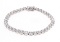 Amazing 10.53ct Diamond Platinum Bracelet w/ AIGL