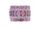 Rare Unheated Kashmir Pink Sapphire 18K Ring