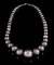 Taxco Silver Graduated Ball Necklace