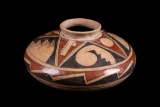 Santa Clara B. Ortiz Polychrome Olla Pottery