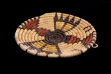Hopi Indian Hand Woven Coil Wedding Plaque