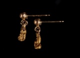 Rocky Mountain Natural Gold Nugget Earrings