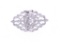 Filigree Brilliant Diamond & 14k White Gold Ring