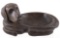 Big Sky Carvers Wood Style Chocolate Labrador Bowl