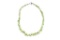 Howlite Turquoise Light Green Nugget Necklace