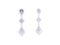 Art Deco Diamond 18k White Gold Earrings