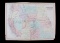 Pacific States Map A&C Black Edinburgh c1889