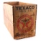Texaco Wooden Motor Oil Crate circa 1940s
