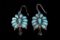 Navajo Sterling Silver Cerrillo Turquoise Earrings