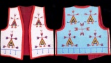 Sioux Fully Beaded Full Size Vest c. 1900-1960's
