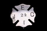 Firefighters Maltese Cross Badge Ladder 24
