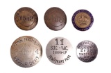 Variety of Obsolete Badge Collection c Early 1900s