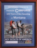 Montana 100 Years of Boy Scouting Camporee Poster