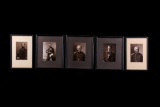 Framed Civil War Officer Photograph Collection