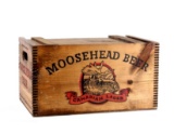Moosehead Canadian Lager Wooden Adv. Box c.1900's