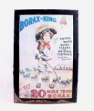 Borax is King 20 Mule Team Soap Tin Sign