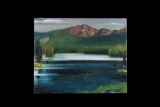 Original Carl Tolpo Sylvan Lake Oil Painting 1965