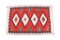 Navajo Ganado Crystal Eye Dazzler Rug c. 1950-60s