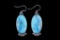Acoma S. Warner Silver & Turquoise Earrings