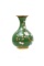 Green Chinese Cherry Blossom Cloisonne Vase