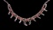 Navajo Sterling & Coral Squash Blossom Necklace