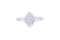 Opulent Marquise Diamond 18k White Gold Ring