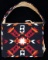 Montana Crow Fully Beaded Tanned Hide Flat Bag