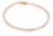 Classic 14K Yellow Gold Diamond Bracelet w/ Papers