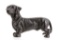 Cast Iron Dachshund Doorstop