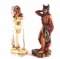 Large Native American Chief & Brave Resin Statues