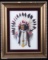 Original Native American Chief Oil Painting