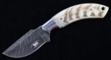 M.T. Knives of Bozeman Rams Horn Damascus Knife