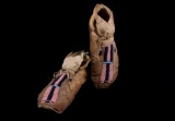 Crow Apsaalooke Beaded Moccasins c. 1890