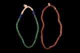 19th Century Dutch Glass Trade Bead Necklaces
