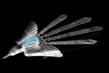 Armand American Horse Silver Thunderbird Barrette