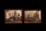 Navajo Framed Prints by Carl Moon c.1900