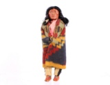 Young Man Skookum Doll w/ Trade Blanket Garment