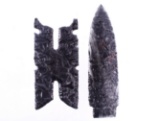 Obsidian Lanceolate Spear & Fishing Spear Point