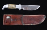 R.H. Ruana Camp Knife & Leather Sheath