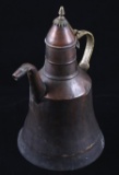 1900's Large Copper & Brass Tooled Kettle