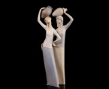 LLando Two Women & Jugs Sculpture c. 1969-1985