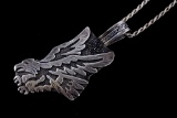 R. Singer Sterling Silver Eagle Pendant Necklace