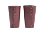 Montana Cowboy Leather Roper Riding Cuffs