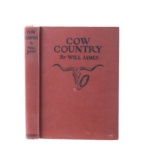 Cow Country By Will James 1929 Early Edition